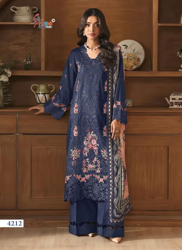 Shree fab ombre lawn collection vol-9 wholesalers of designer salwar suits in surat - wholesale export